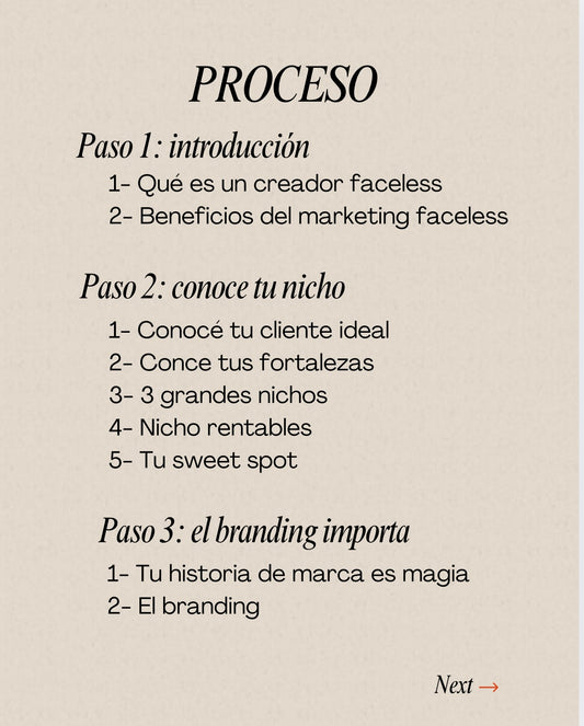 Crea tu negocio de productos digitales, sin mostrar el rostro
